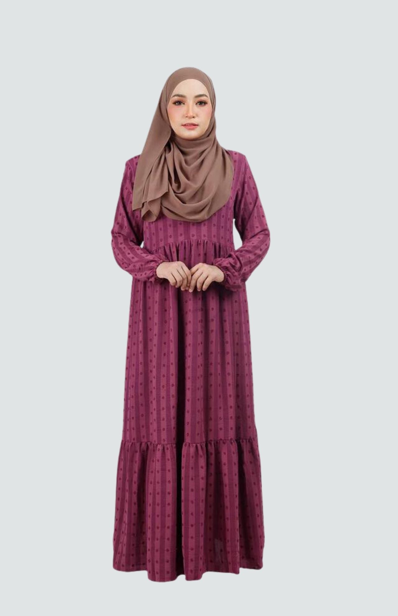 Alfaro Jubah - Stylish Dotted CEY Cotton Jubah for Women