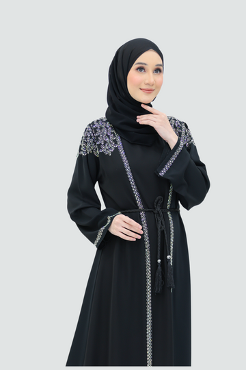 Alfaro new Abaya Dubai Design Nida Fabric